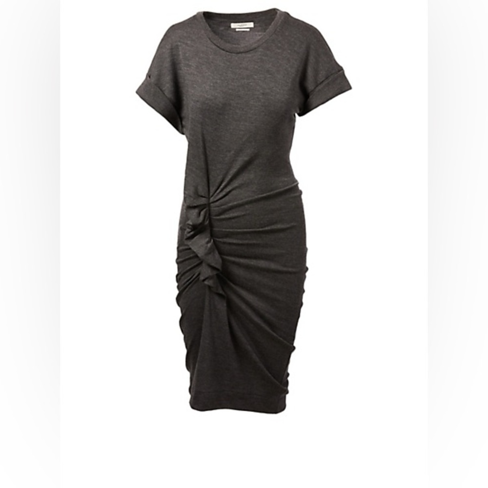 ISABEL MARANT ÉTOILE Jasa Wool Jersey T-Shirt Dress